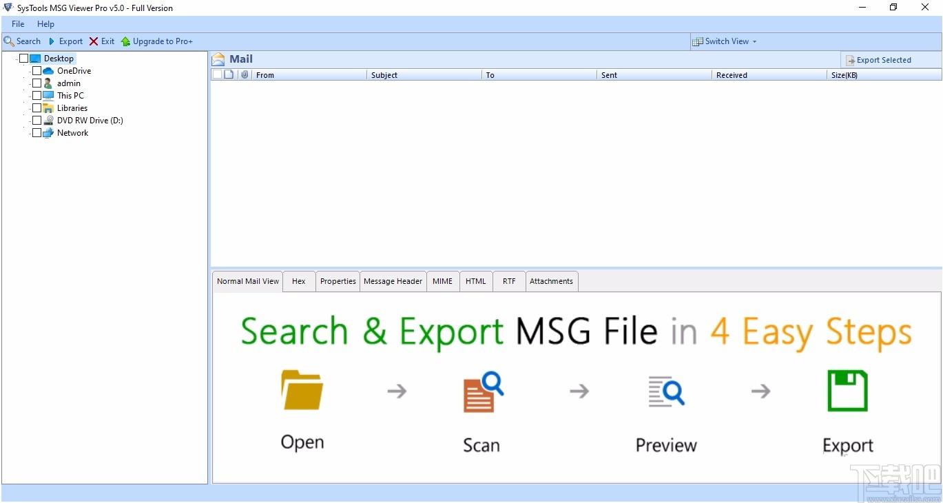 SysTools MSG Viewer下载,MSG文件查看软件,MSG文件查看