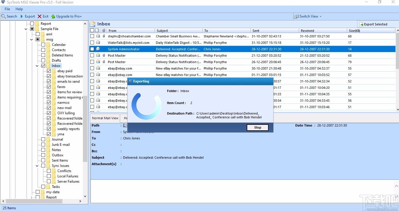 SysTools MSG Viewer下载,MSG文件查看软件,MSG文件查看