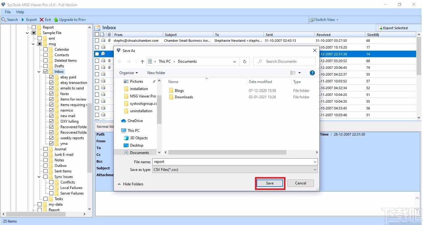 SysTools MSG Viewer下载,MSG文件查看软件,MSG文件查看