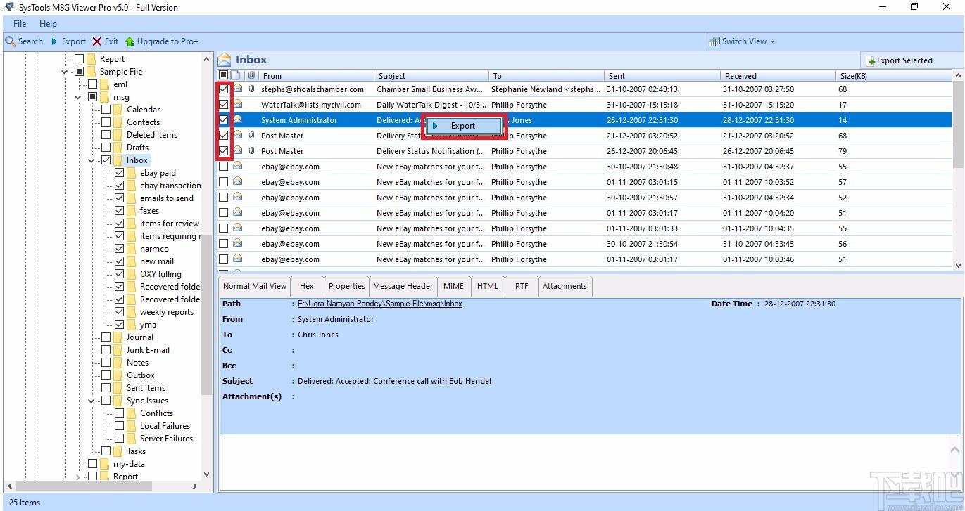 SysTools MSG Viewer下载,MSG文件查看软件,MSG文件查看