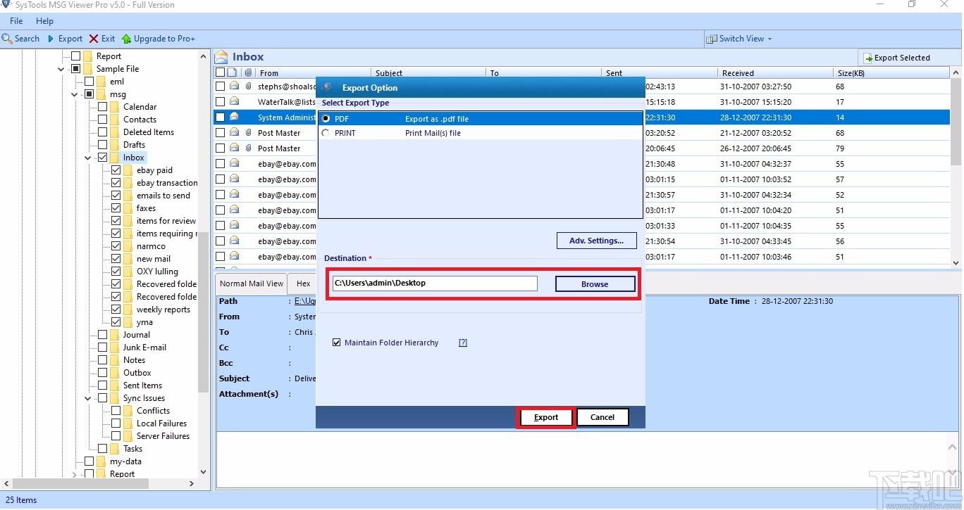 SysTools MSG Viewer下载,MSG文件查看软件,MSG文件查看