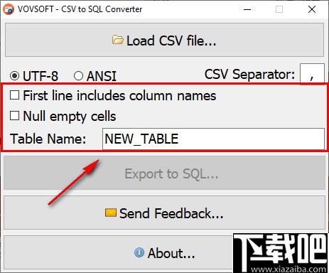 CSV to SQL Converter下载,csv转换,文档转换