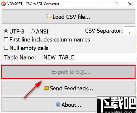 CSV to SQL Converter下载,csv转换,文档转换